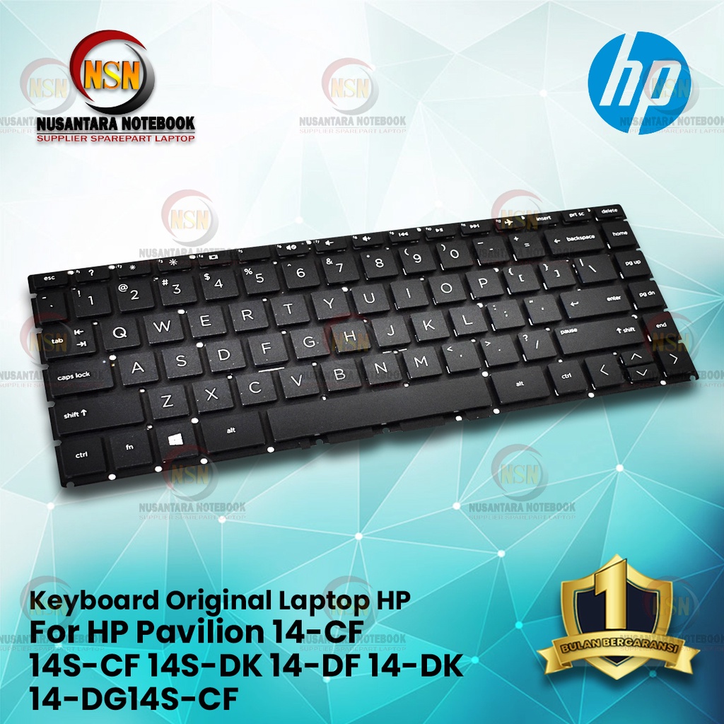 Keyboard Original Laptop HP For Pavilion 14-CF 14S-CF