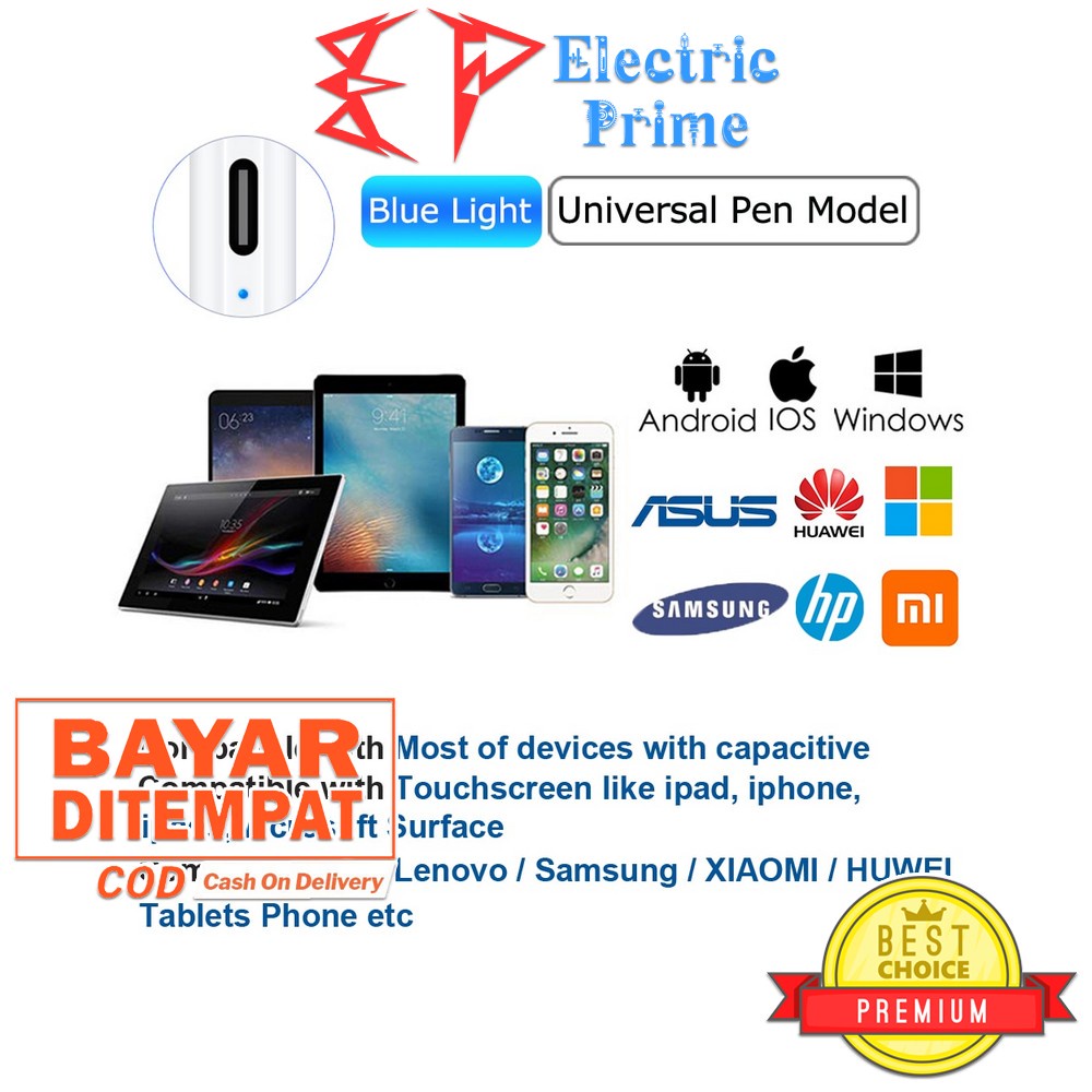 Stylus Active Pencil Gen 7th IOS Android Dual Mode Smartphone Handphone Tablet Magnetic TRIPLEDI Drawing Touch Palm Rejection
