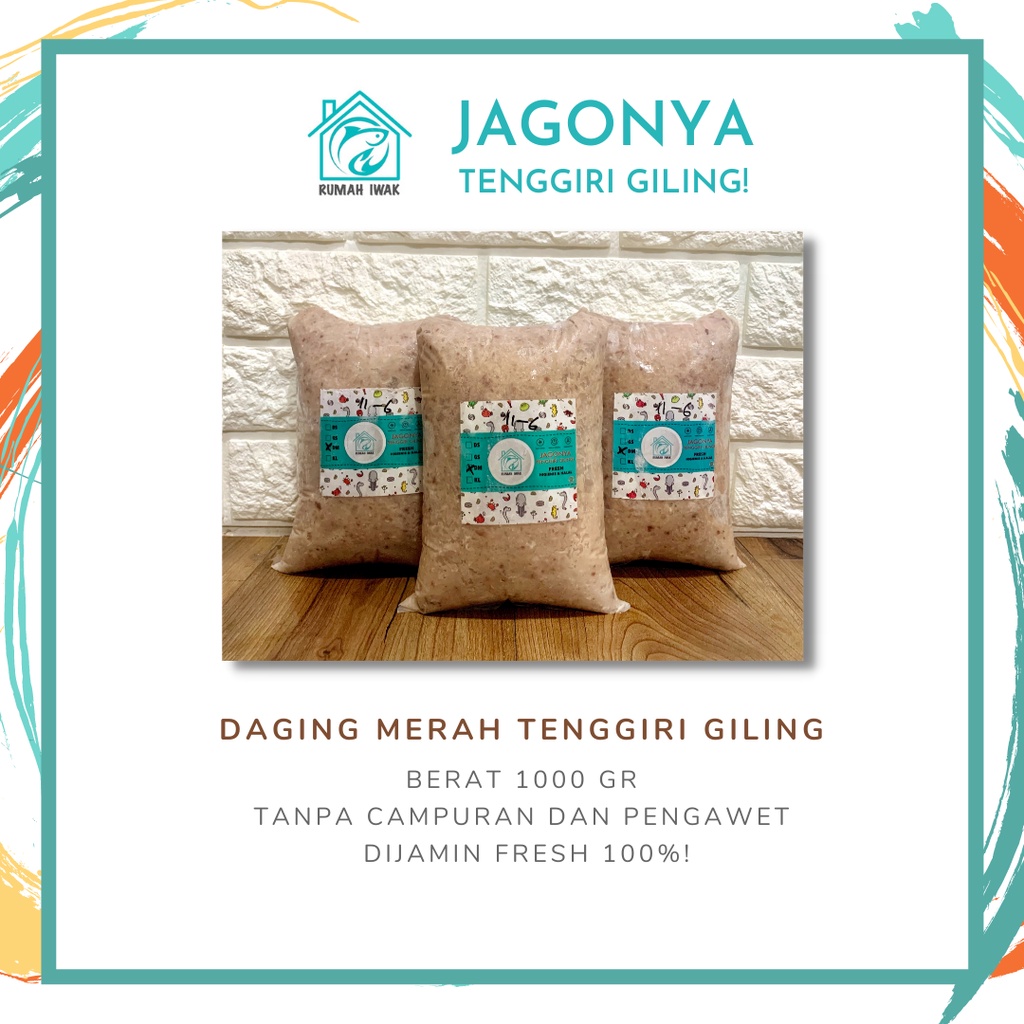 

Daging Merah Ikan Tenggiri Giling Kemasan 1 KG