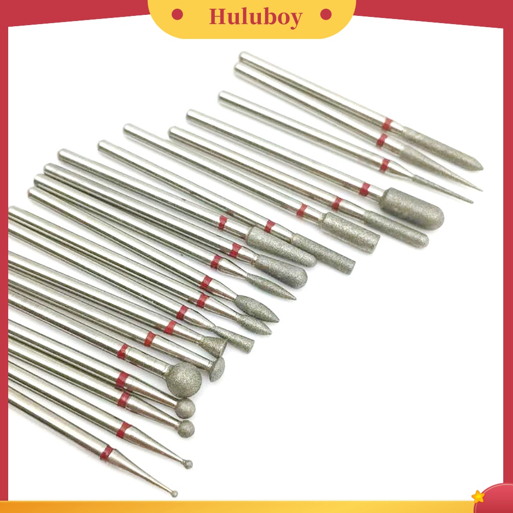 Huluboy Huluboy♡ Mata Bor Bahan Tungsten Steel Untuk Manicure / Pedicure