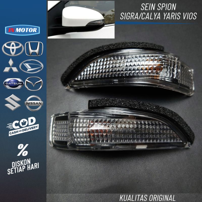 Lampu spion sigra calya lampu sen spion calya g lampu sen spion sigra R lampu sen spion yaris 2018 L