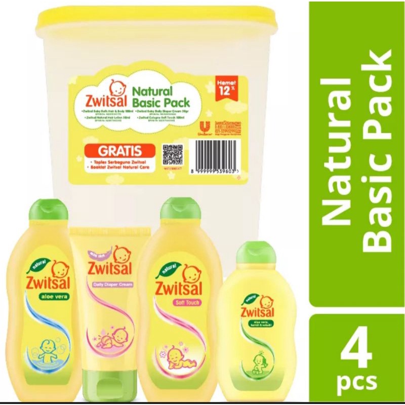 Zwitsal Natural Basic Pack - Set Perawatan Bayi