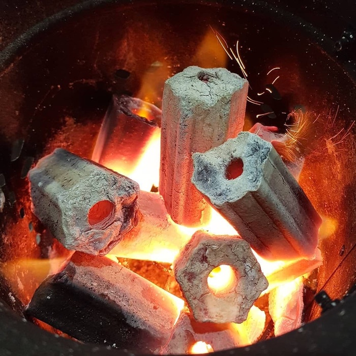 TERBARU Arang Briket Sawdust Charcoal BBQ Serbuk Kayu Super Hexagonal Ekspor