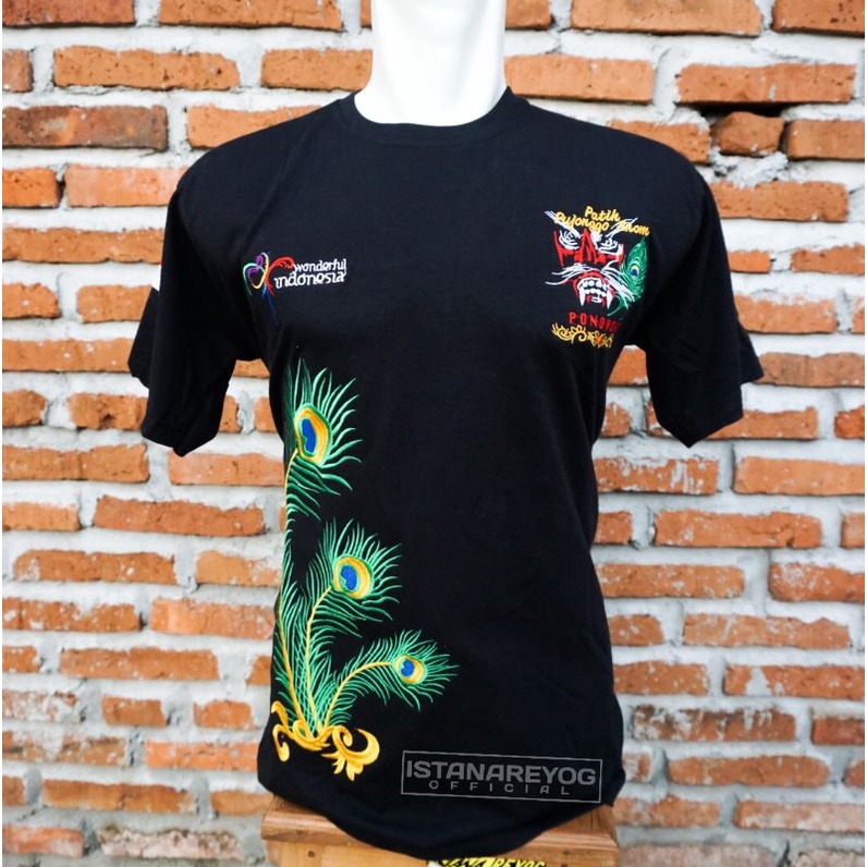 KAOS BUJANGGANONG / KAOS GANONG / KAOS GAMBAR GANONG / KAOS BORDIR BUJANGGANONG / KAOS REOG