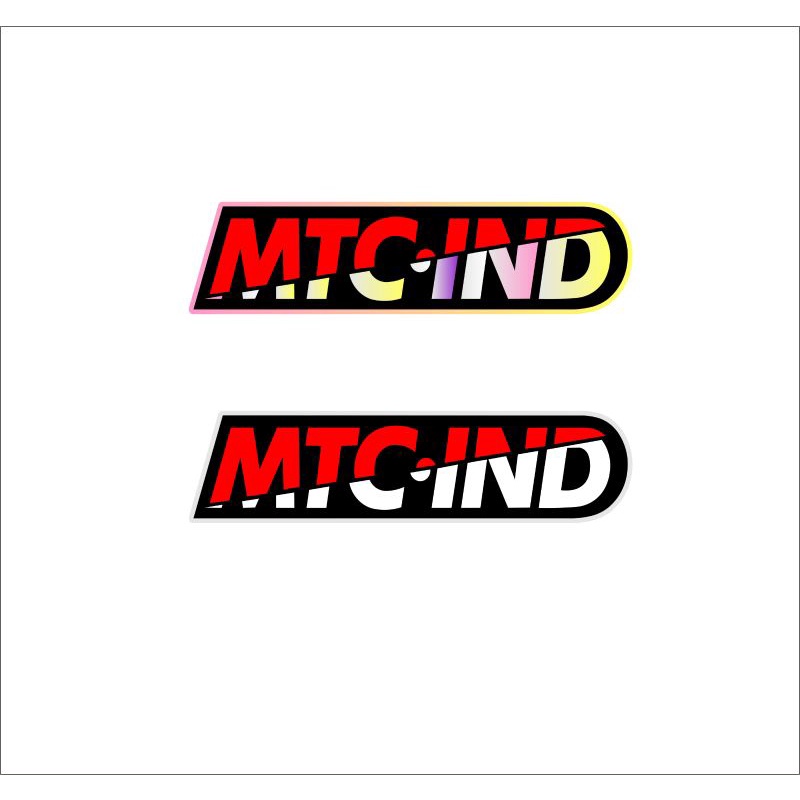 STICKER MTC IND MATIC INDONESIA CUTTING