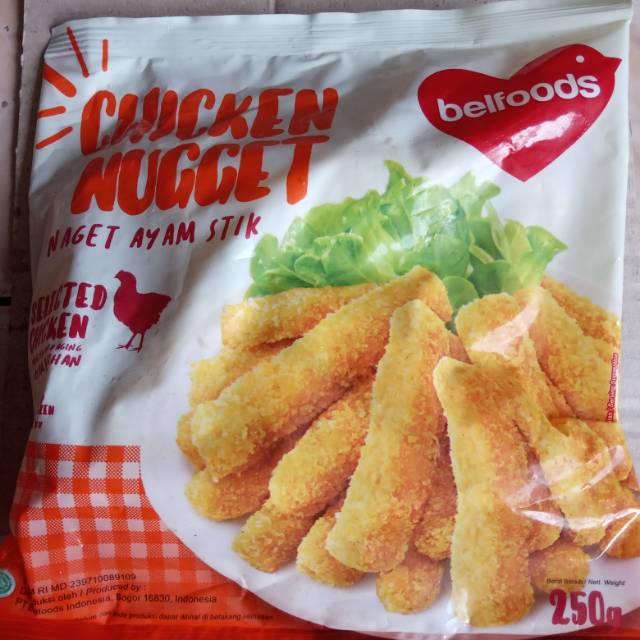 

Chicken nugget stick belfoods 250gr