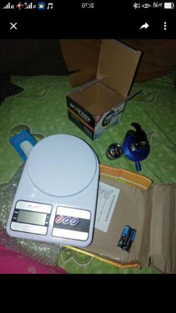 Timbangan Dapur Digital 10 Kg / Timbangan Kue / Timbangan Digital / Sf400