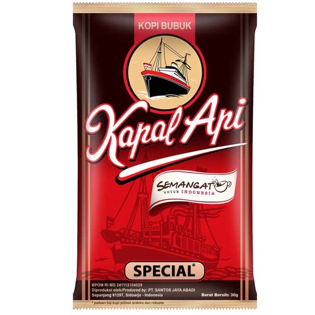 Kopi Kapal Api Special 30 Gram / kopi hitam cap kapal api