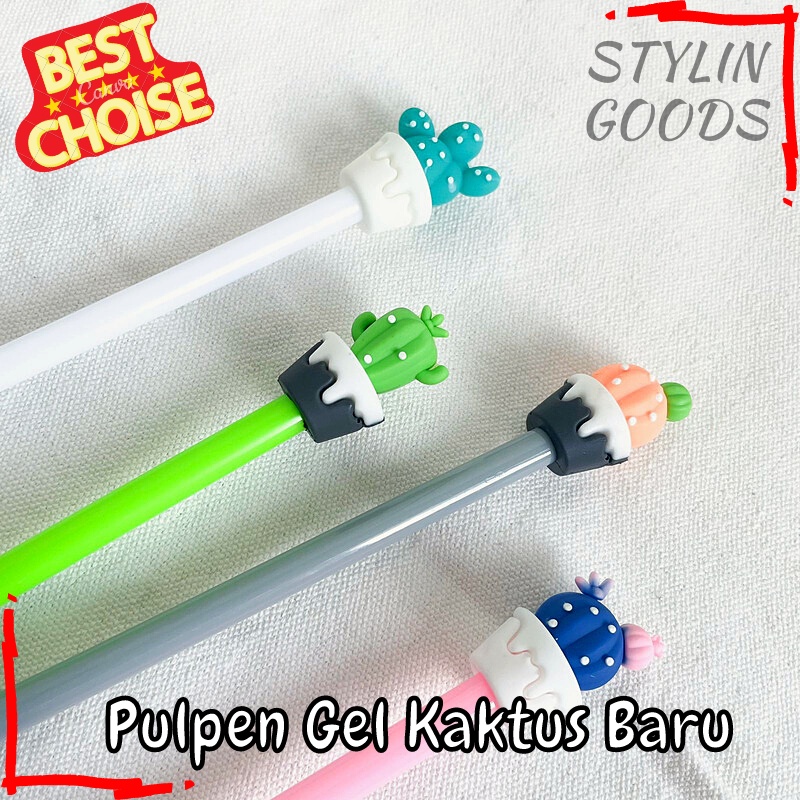

GROSIR 4 8 12 PCS PULPEN GEL KARAKTER KAKTUS MODEL TERBARU CACTUS BOLPEN PENA LUCU MURAH READY