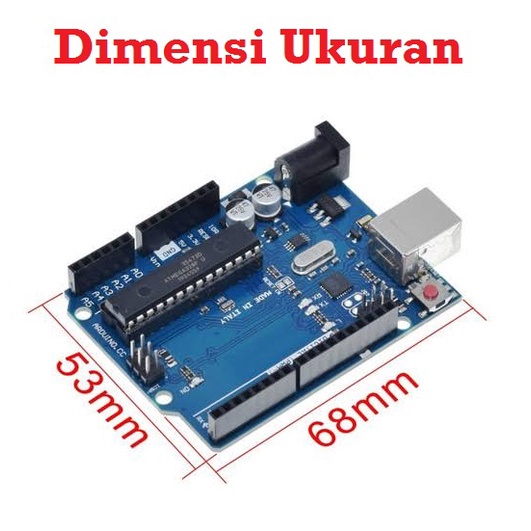 [HAEBOT] Arduinoo Uno R3 DIP SMD Atmega328p u tanpa Kabel Mikrokontroller Module Papan Clone Controller IC