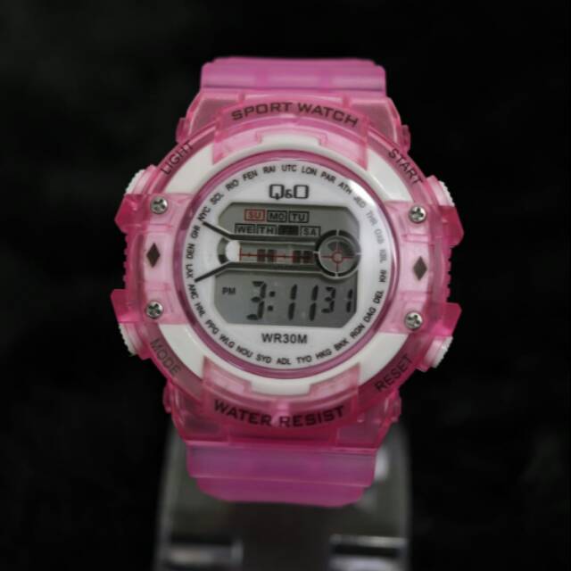 JAM TANGAN PRIA & WANITA QQ DIGITAL WATERESIS