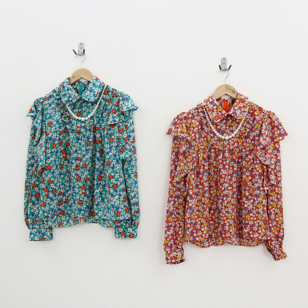 Tine flow top blouse -Thejanclothes