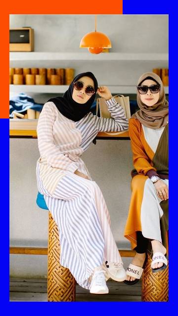 Monel Reblue Stripe (Dress/Terusan/Gamis) @Monel_Chavians