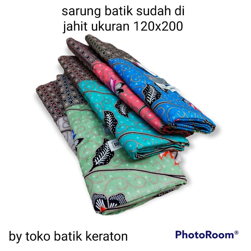 Sarung Batik Melahir Kan Siap Pakai / jarit / batik / cukin / samping kebat / kain panjang