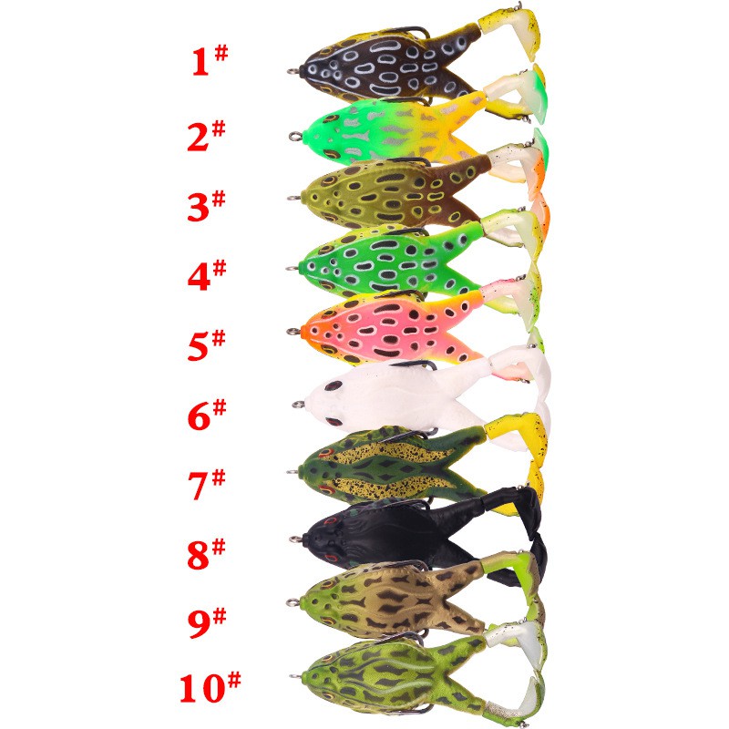 Umpan Pancing Soft Bait Bentuk Katak 8.4g / 13.6g / 16.6g