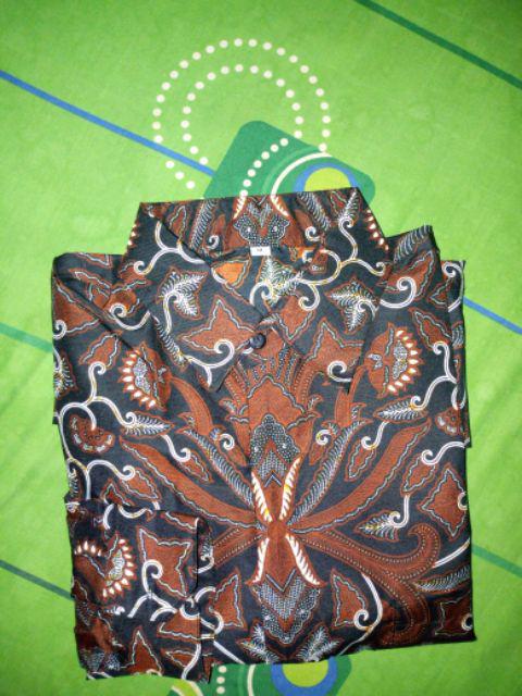 Kemeja Batik Motif Laba Laba
