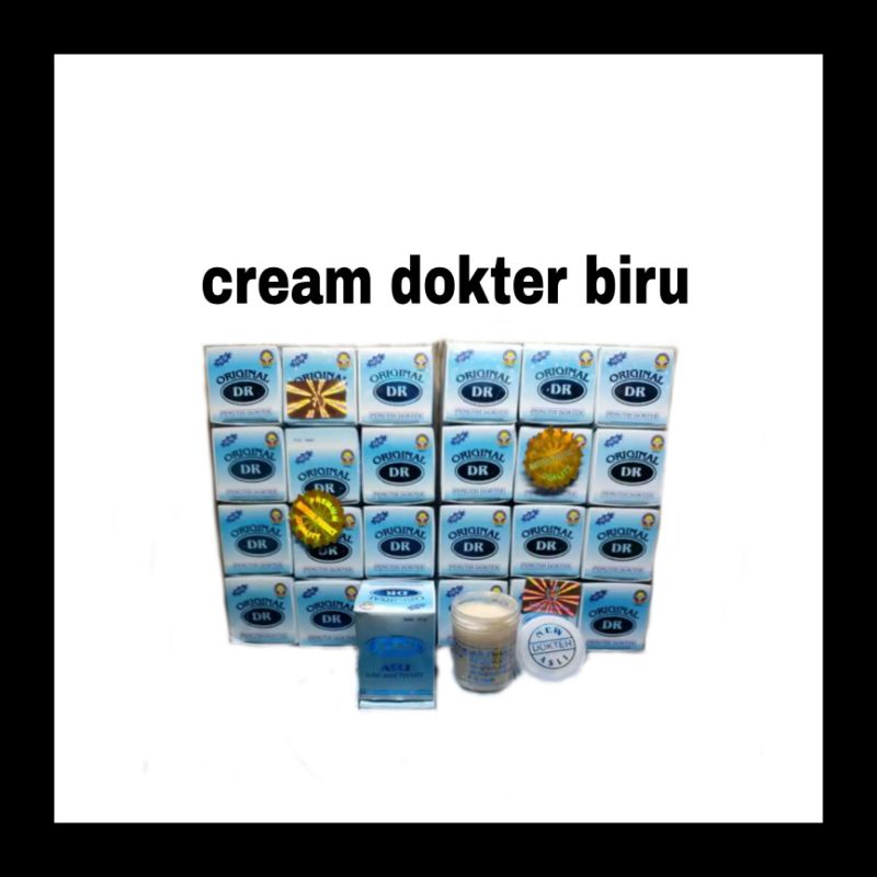 (PERLusin) CREAM DR BIRU ORIGINAL /CREAM DR BIRU ASLI