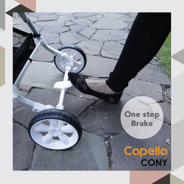 stroller kereta dorong bayi hadap ibu Cocolatte Capella Cony S230