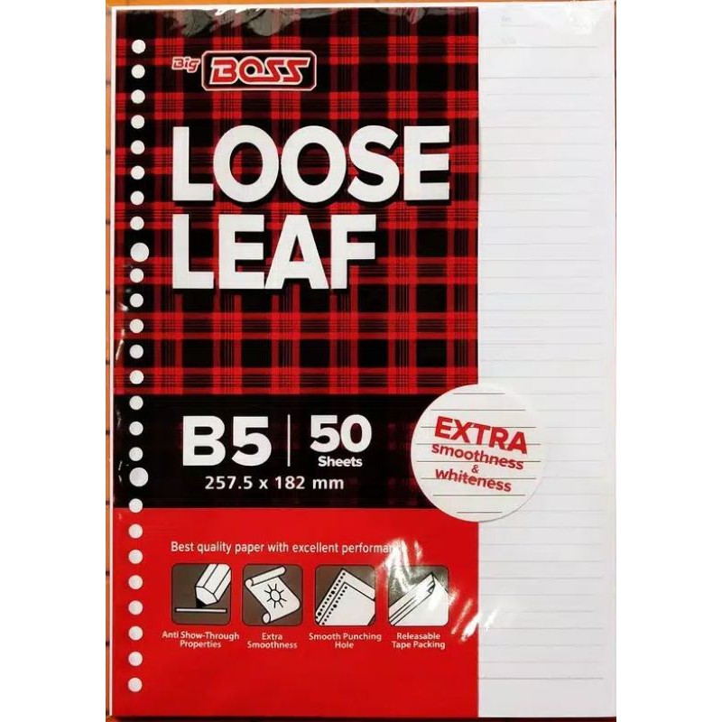 

Loose Leaf B5 isi 50 lembar