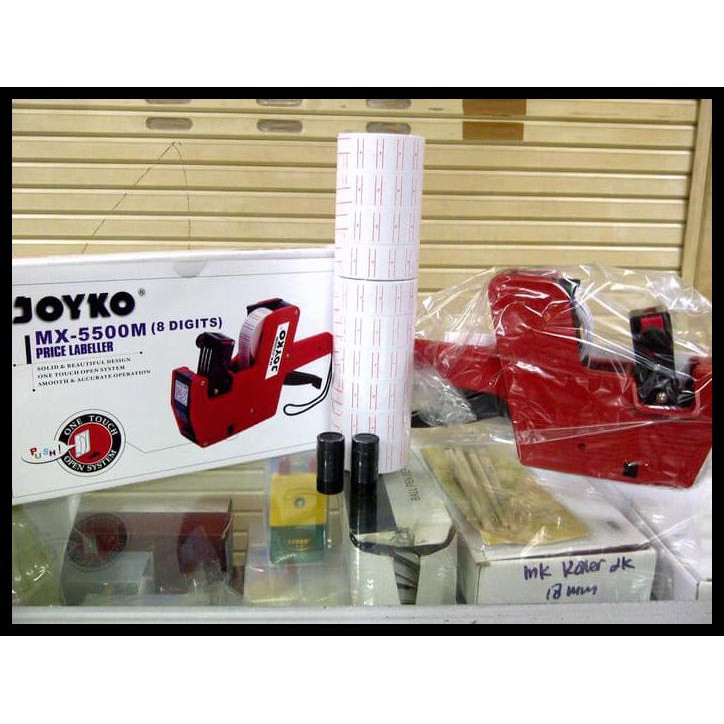 

ALAT LABEL HARGA (PRICE LABELLER) 5500M Set + kertas label 10 roll + 2 pc Tinta EKSLUSIF