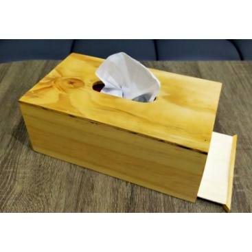 Kotak tissue kayu Pinus tissue box kayu kotak tisu kayu