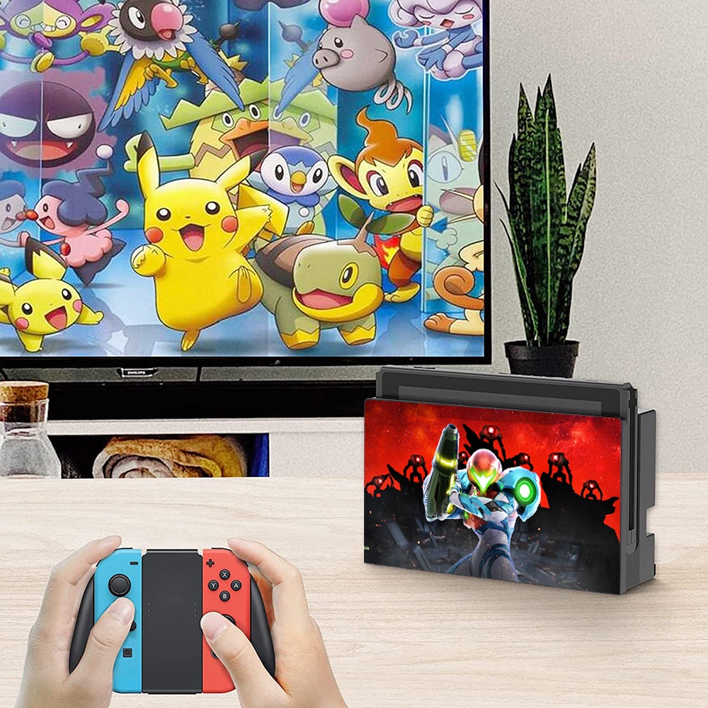 Charging Dock Stand Cover for Nintendo Switch OLED Hard PC Case Anti-Scratch Protective Shell Game Accessories