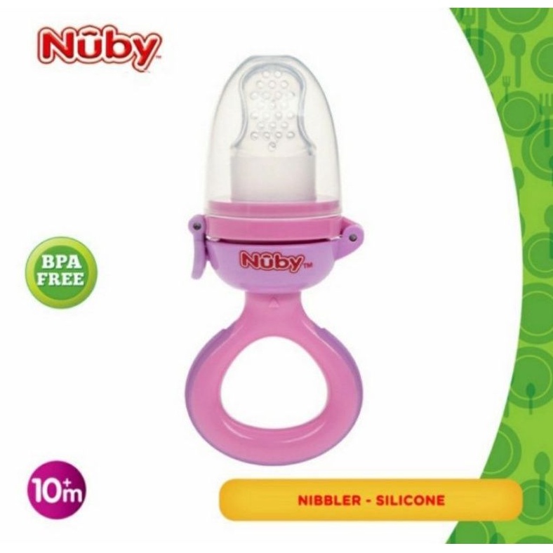 NUBY Twist and Feed Nibbler Infant Feeder Baby Fresh Food Feeder