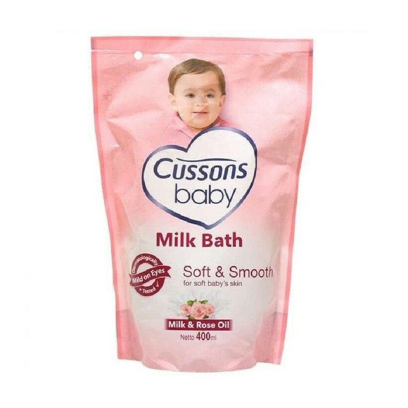 Cussons Baby Milk Bath 400ml Sabun Mandi Bayi