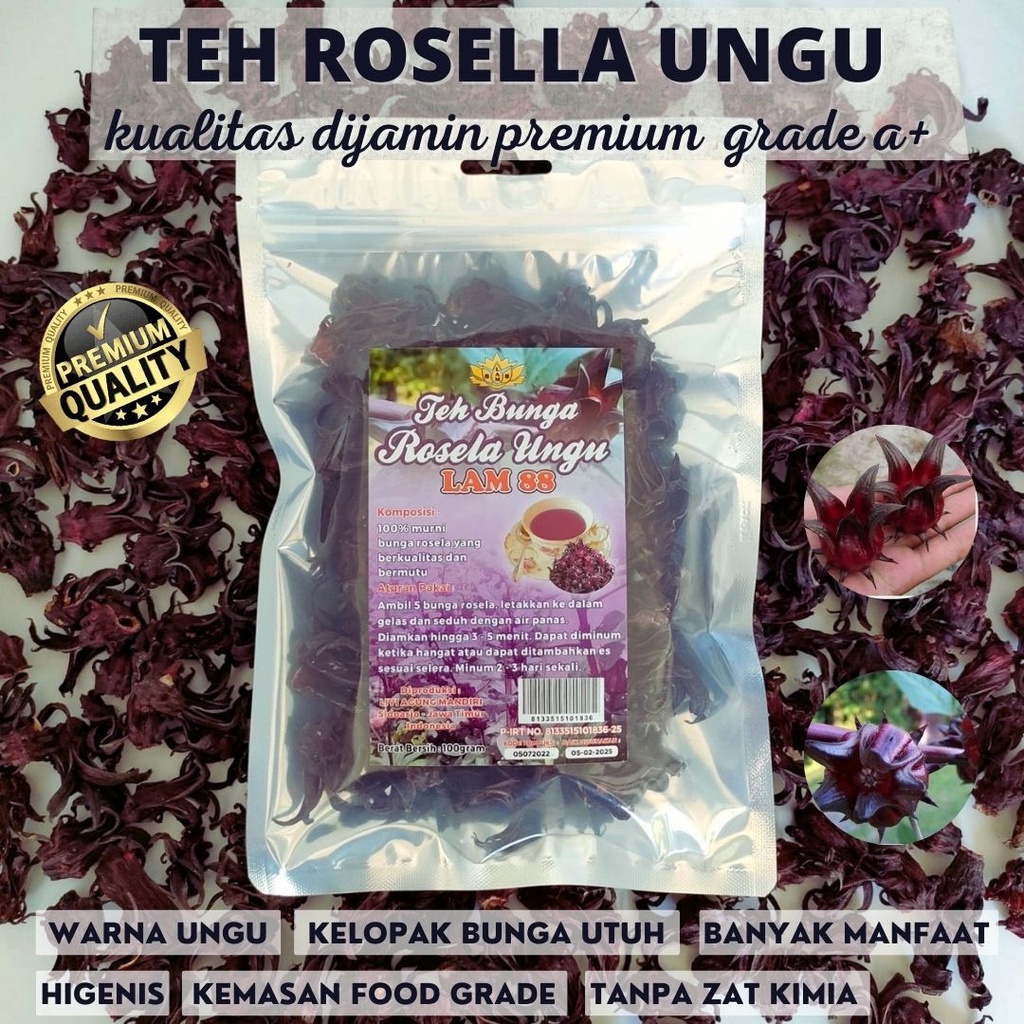 

rosella ungu teh herbal