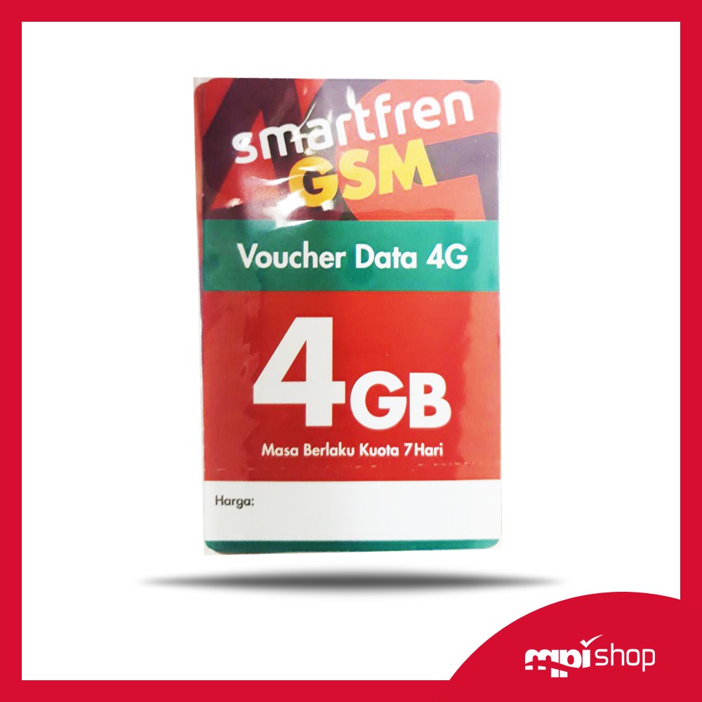 Smartfren Super 4G Kuota ( Voucher Data ) - 4 GB