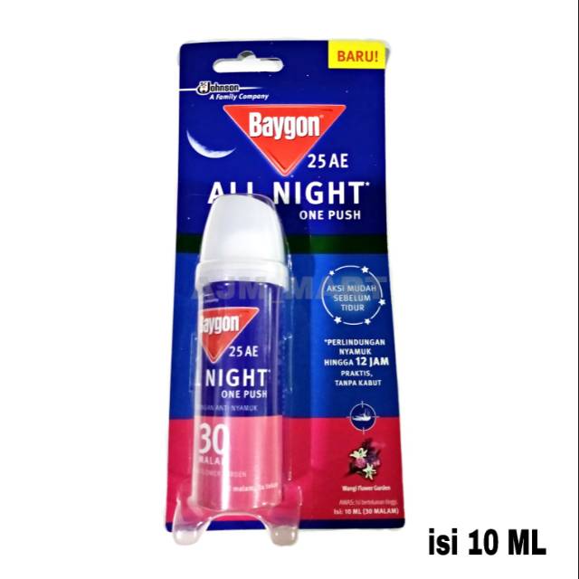 Baygon One Push 10ml-Anti Nyamuk