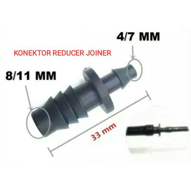 konektor uniring 10/16 / 10/20 / 10-4-10 / nepel /tee/ reducer tee/ joiner / cross / end plug dop