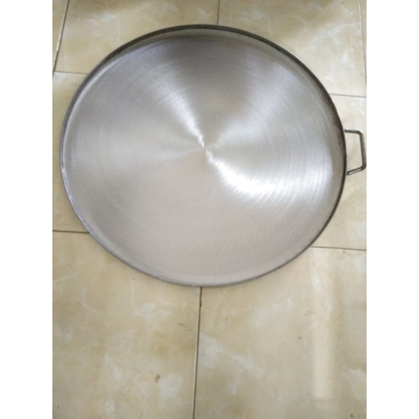 Wajan martabak telor ukuran 70 cm premium plus susuk dan garpu