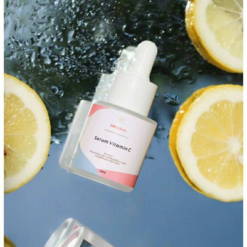 HR Glow Serum whitening + Vit C 20ml / serum wajah / pemutih wajah glowing BPOM