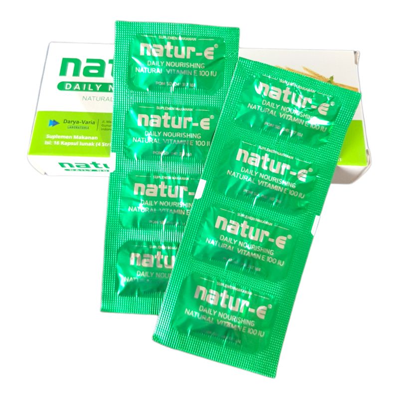 Natur E per strip vitamin E / Natur E ECER PER 1 LEMBAR