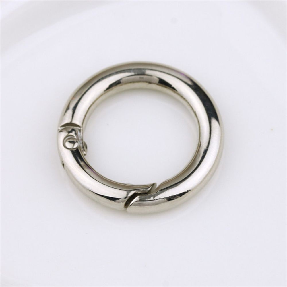 QUINTON Outdoor Hook 5Pcs/Lot Backpack Circle Buckle 28 Mm Key Chain Ring Round Alloy Hiking Camping