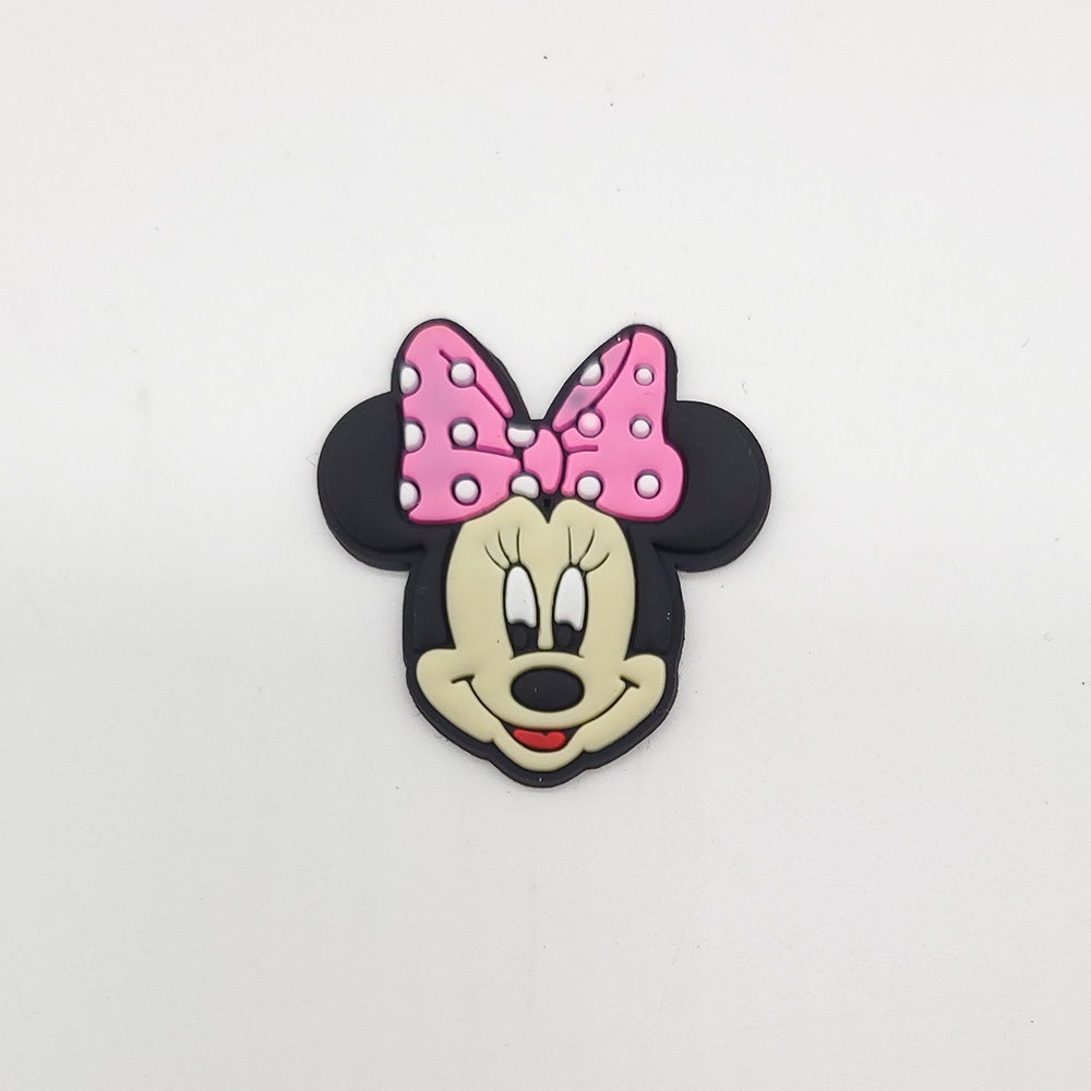 Kartun mickey dan minnie Jibbitz disney Crocs Pin shoe charms Lubang Sepatu Accessories DIY Dapat Dilepas kupu-kupu Simpul decorate sandal anak Hadiah