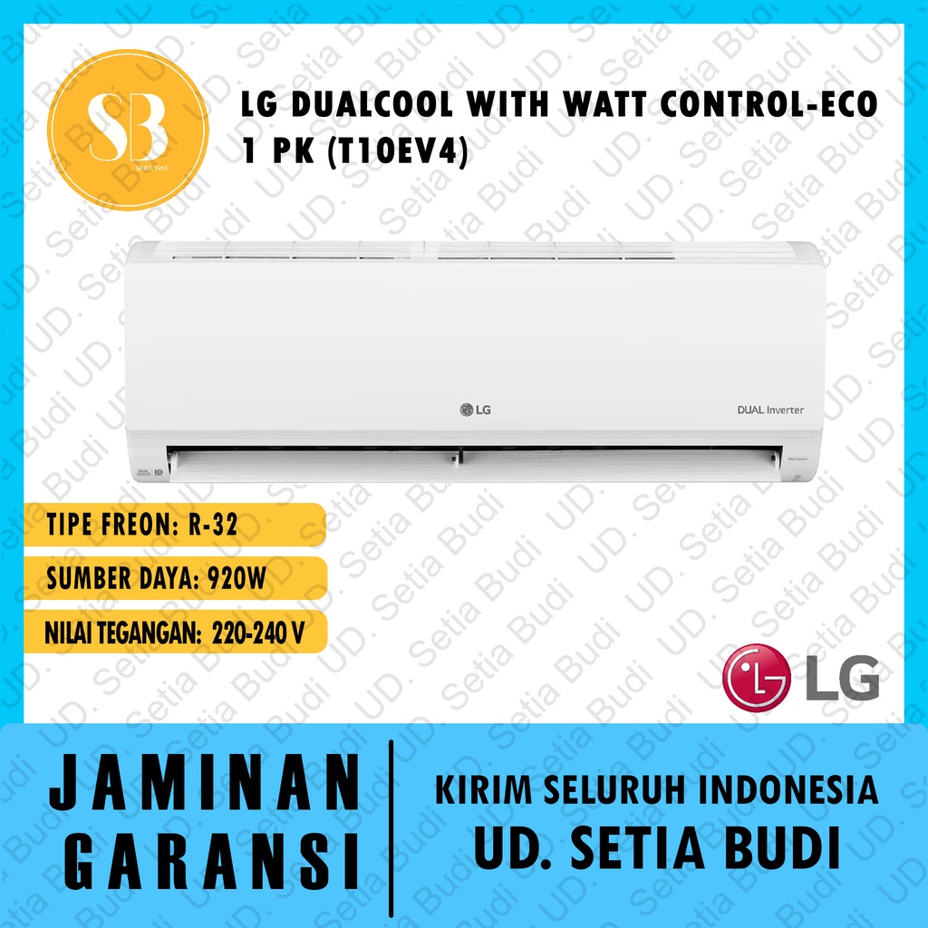 AC Split LG DualCool Inverter T10EV4 1 PK