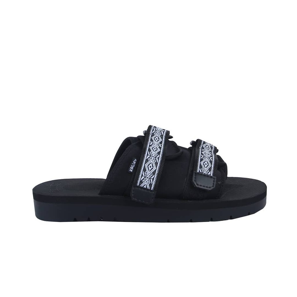 SANDAL GUNUNG TAPIS PRIA WANITA - KAWAY PSW SDL BLACK