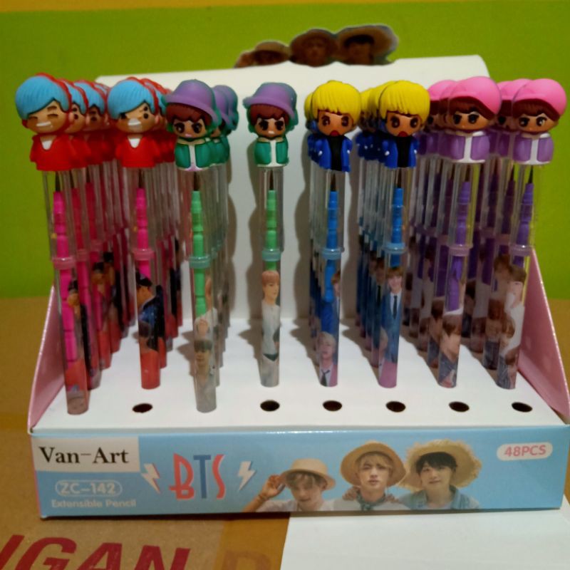 

Pensil Lantu / Pensil Cabut Susun / Pensil Bensia Karakter Lucu