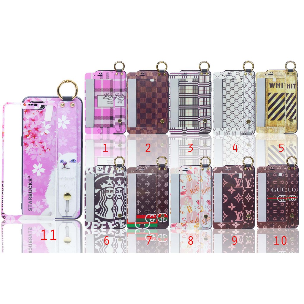 caseseller Fuze Motif Plus Tali Stand 360 Bonus Tempered Glass xiaomi redmi note 5 pro note 7 note 8