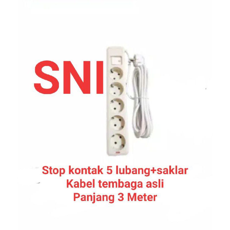 kabel roll/colokan/stop kontak 3meter/5meter