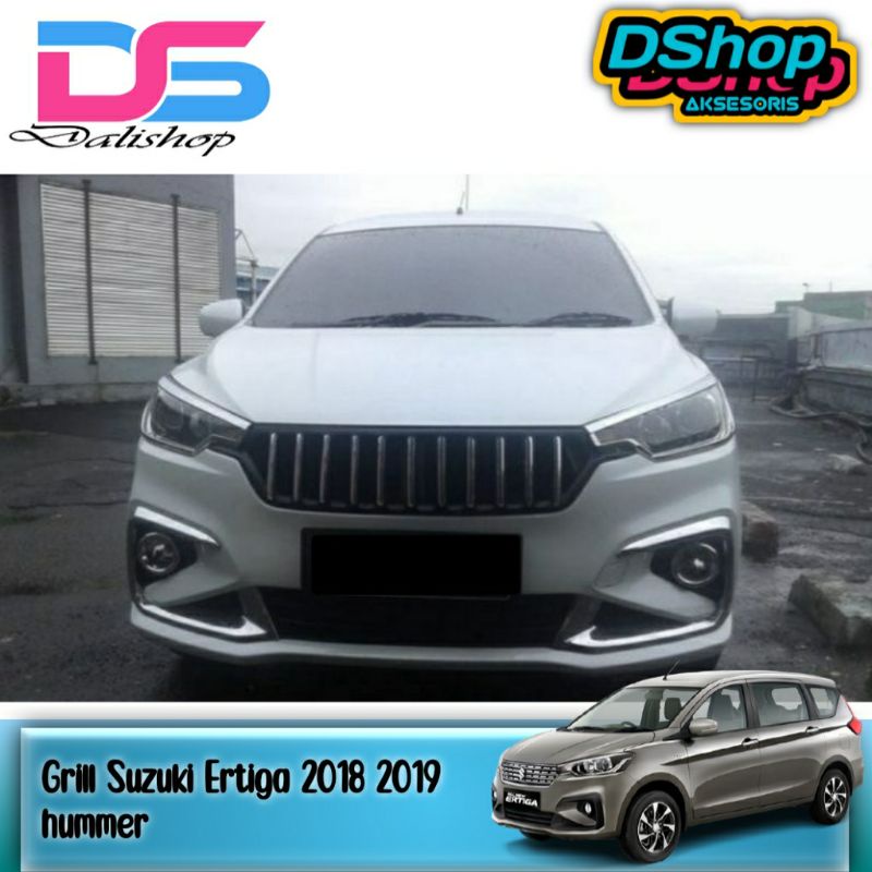 Grill Suzuki Ertiga Chrome/Hitam 2018 2019 hummer