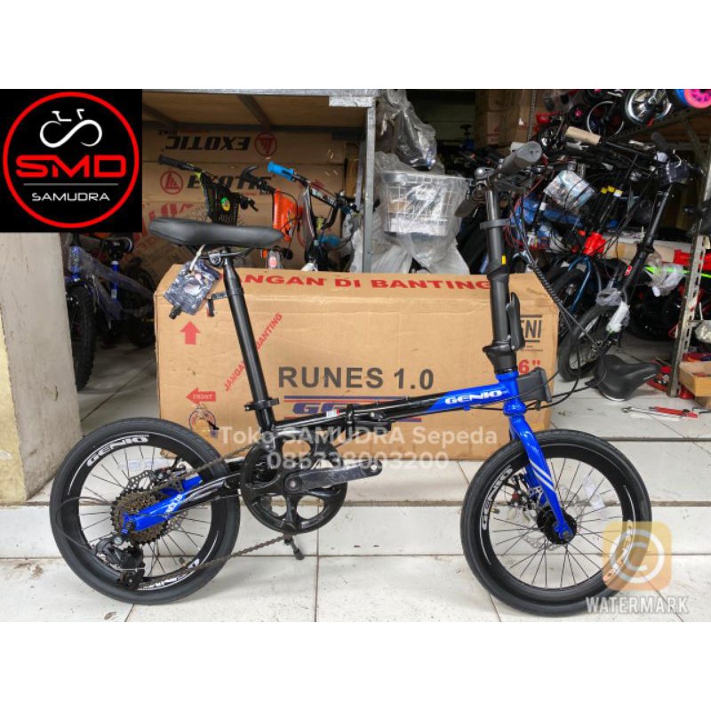 Sepeda Lipat Folding 16 United Genio Runes 1.0 Murah BDG