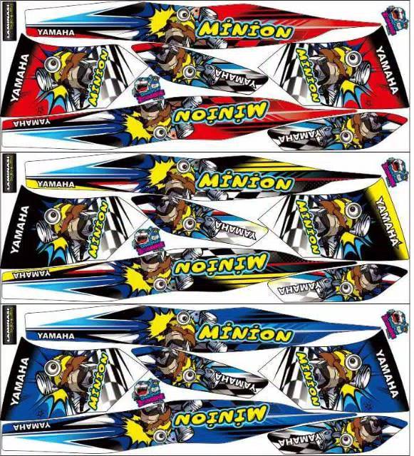stiker motor jupiter z warna<br/> sticker striping variasi motor yamaha jupiter z burhan list variasi