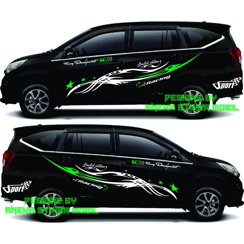 Ready Stiker Cutting Mobil Sigra Hitam Promo List Stiker Mobil Sigra Terbaru Best Quality