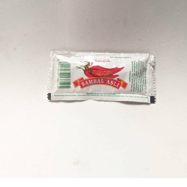 

1 pcs / 1 sachet Saus / Saos Sambal Nasional