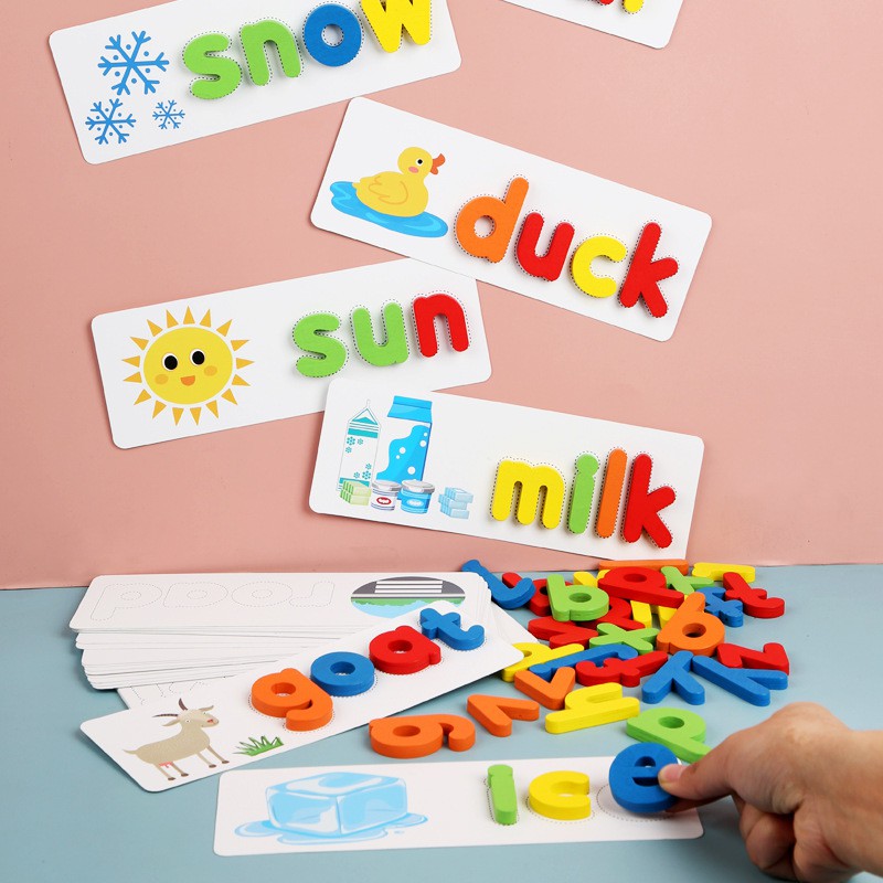 TweedyToys - Spelling Game Treehole - Mainan Edukasi Kayu Mengenal Huruf