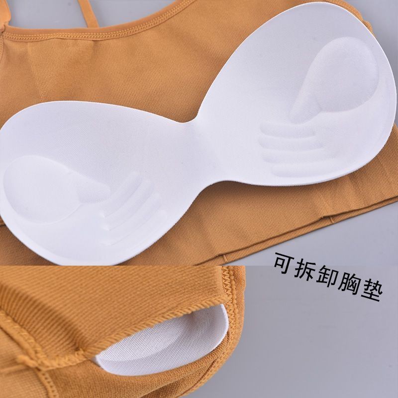 Medan Termurah KD06 Lembut dan ringan Sport bra tanpa kawat bra import