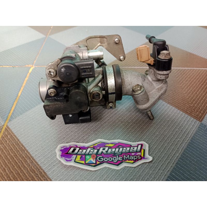 trootle body full / trotell body / trotel body full injektor dan sensor TPS set Manipol  Mio GT, Mio
